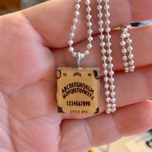 (2/$12,4/$20) Ouija Scrabble Tile Necklace